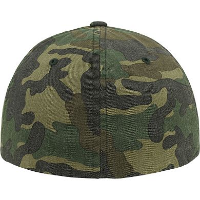 Flexfit Garment Washed Camo Baseball Cap