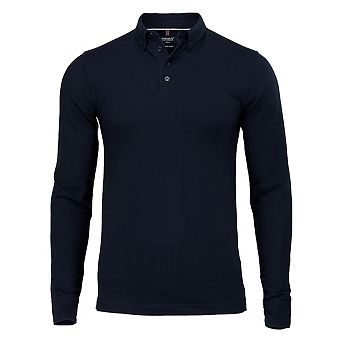 Nimbus Mens Carlington Deluxe Long Sleeve Polo Shirt