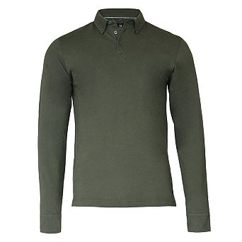 Nimbus Mens Carlington Deluxe Long Sleeve Polo Shirt