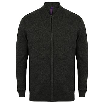 Henbury Unisex Knitted er Jacket