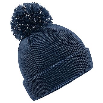 Beechfield Childrens/Kids Reflective Bobble Beanie
