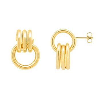 PRIMROSE Polished Love Knot Stud Earrings