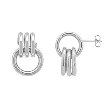 PRIMROSE Polished Love Knot Stud Earrings
