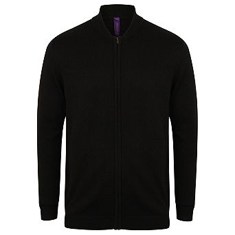 Henbury Unisex Adults Knitted er Jacket