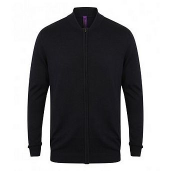 Henbury Unisex Adults Knitted er Jacket