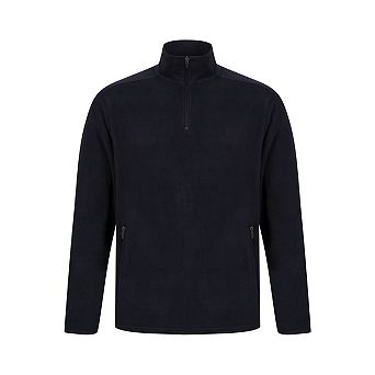 Henbury Unisex Adults Quarter Zip Microfleece Jacket