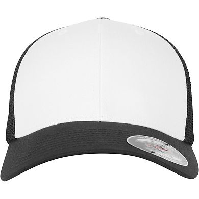 Flexfit by Yupoong Adults Unisex Coloured Front Mesh Trucker Cap