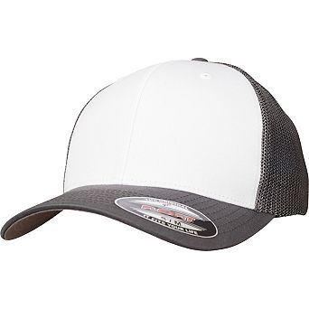 Flexfit by Yupoong Adults Unisex Coloured Front Mesh Trucker Cap