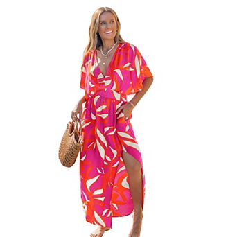 Women's Cupshe Vibrant Abstract Print Maxi Beach Dress