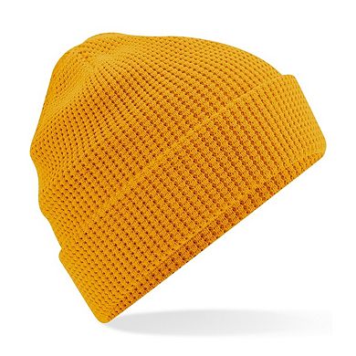 Beechfield Cuffed Cotton Waffle Beanie