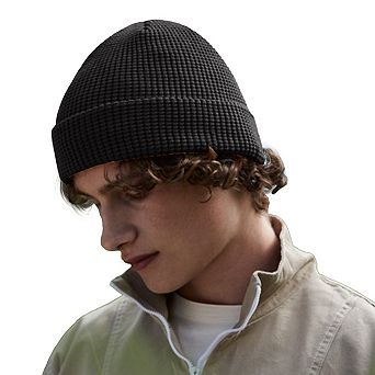 Beechfield Cuffed Cotton Waffle Beanie