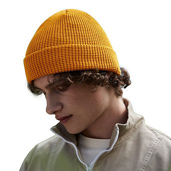 Beechfield Cuffed Cotton Waffle Beanie