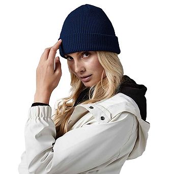 Beechfield Cuffed Cotton Waffle Beanie