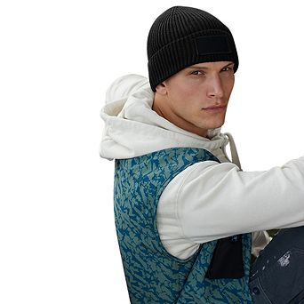 Beechfield Fashion Woven Patch Beanie