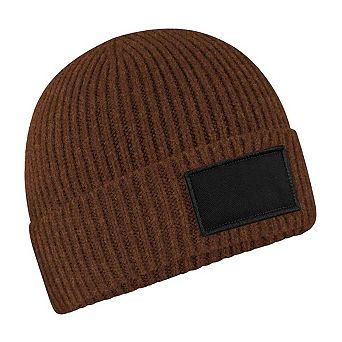 Beechfield Fashion Woven Patch Beanie