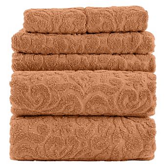 Lavish Home 6 pc Cotton Bath Towel Set