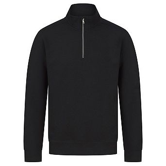 Henbury Unisex Adult Quarter Zip Sweatshirt