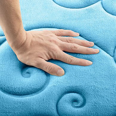 Lavish Home 2-Piece Memory Foam Bath Mat Set