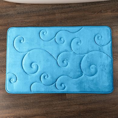 Lavish Home 2-Piece Memory Foam Bath Mat Set