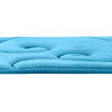 Lavish Home 2-Piece Memory Foam Bath Mat Set