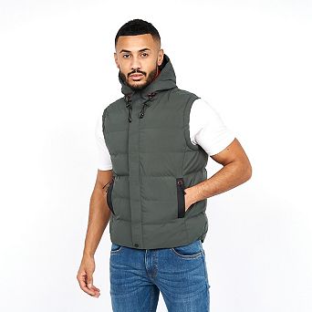 Crosshatch Mens Kampleys Embossed Gilet
