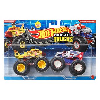 Hot Wheels Monster Trucks 2-Pack Demolition Doubles Toy Trucks
