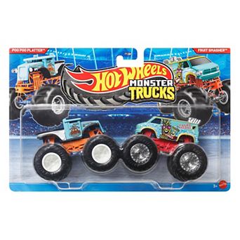 Hot Wheels Monster Trucks 2-Pack Toy Trucks 1:64 Scale