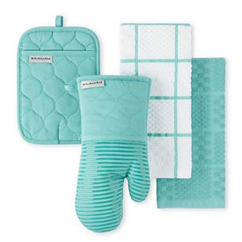 KitchenAid® Quilted Cotton Terry Cloth 4-Pack Set