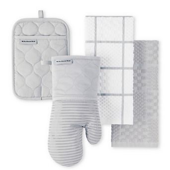 KitchenAid® Quilted Cotton Terry Cloth 4-Pack Set