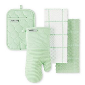 KitchenAid® Quilted Cotton Terry Cloth 4-Pack Set