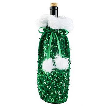 Revo Santa Bag Wine Holder Gift Bag