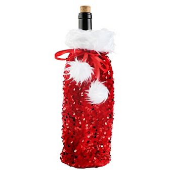 Revo Santa Bag Wine Holder Gift Bag