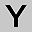 Silver Tone Y
