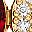 Gold Tone Red