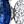 Silver Tone Blue