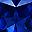 Silver Tone Blue