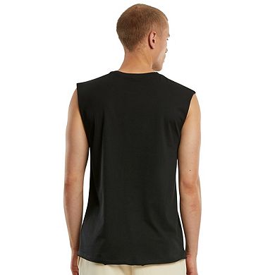 New Morning Studios Mens Plain Sleeveless T-Shirt