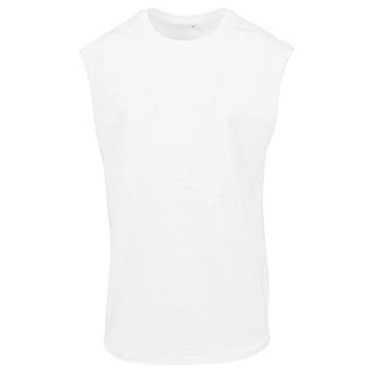 New Morning Studios Mens Plain Sleeveless T-Shirt