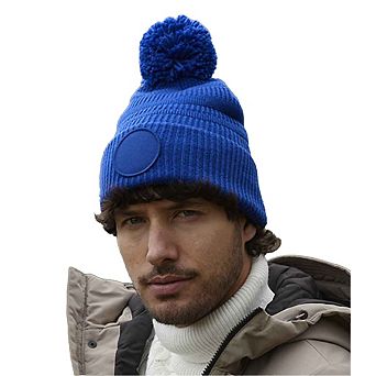 Beechfield Mens Patch Beanie