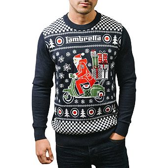 Lambretta Mens AW25 Scooter Christmas Jumper