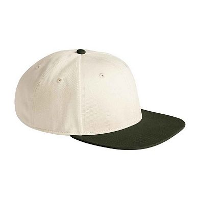 Beechfield Contrast Flat Peak Baseball Cap