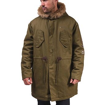 Lambretta Mens Cotton Canvas Parka
