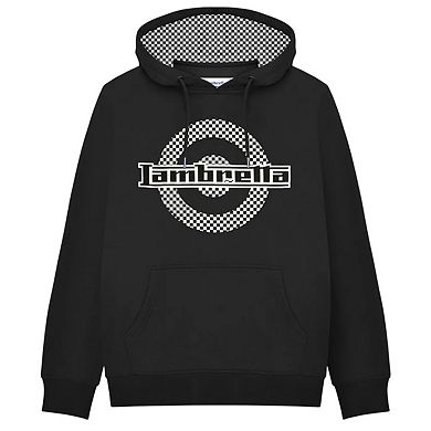 Lambretta Mens Target Checked Hoodie