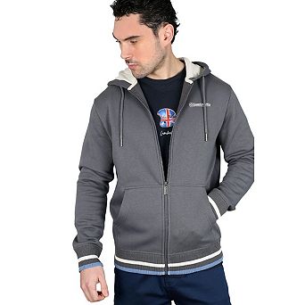 Lambretta Mens Full Zip Hoodie