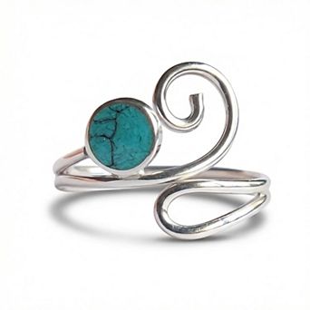Sterling Silver Adjustable Open Toe Ring
