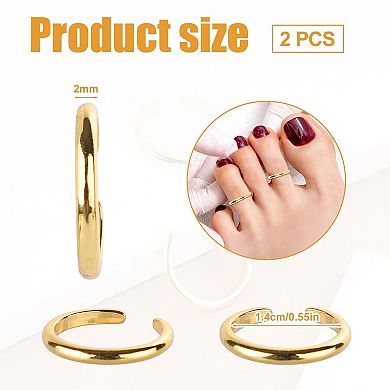 Adjustable Open Toe Rings