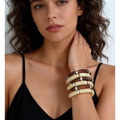 Stretch Resin Bracelet Set