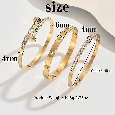 Waterproof Steel Bangles