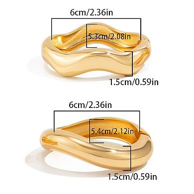 Wide Chunky Bangles