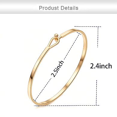 Thin Cuff Bangle Bracelet